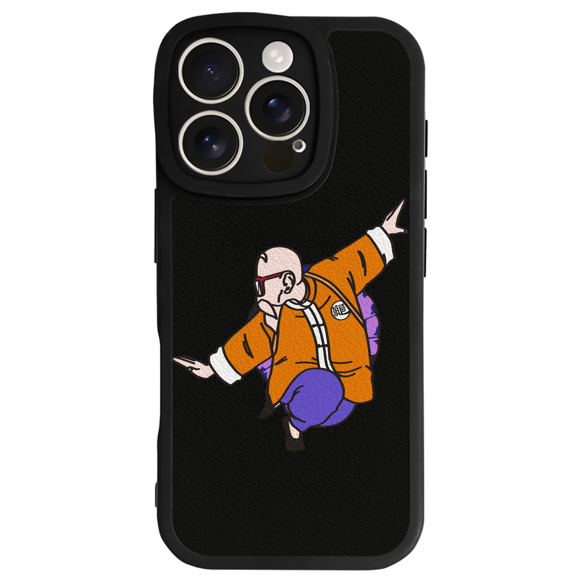 （画像用） ドラゴンボール 亀仙人（かめせんにん） DRAGON BALL Master Roshi Kame Sennin 【iPhone 16シリーズ対応】シリコンスマホケース（レザー調） 材質：シリコン